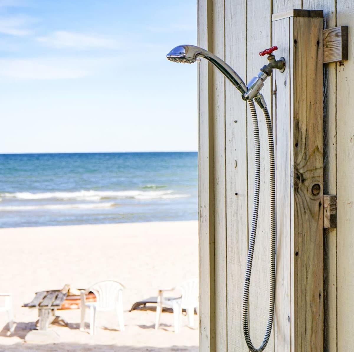 Beach Club Of Oscoda Beach House On Lake Huron Villa Exterior photo